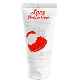 Лубрикант на Водной Основе Lola Games Love Protection Strawberry 50ml 1831-01lola