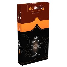 ПРЕЗЕРВАТИВЫ DOMINO CLASSIC EASY ENTRY 6 штук