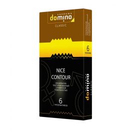 Презервативы Luxe DOMINO CLASSIC Nice Contour 6 шт, 18 см