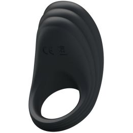 Кольцо эрекционное с вибрацией, 7 режимов вибрации, цвет чёрный арт. BI-210150
