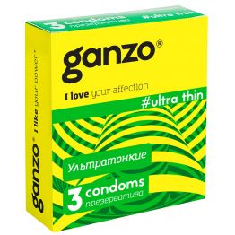 Презервативы Ganzo Ultra thine № 3