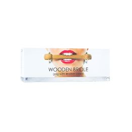 Кляп Wooden Bridle - White SH-OU075WHT