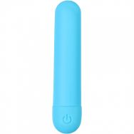 Вибропуля A-toys MURR, силикон, голубой, 10 см