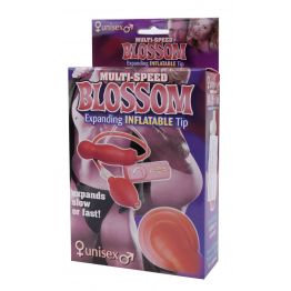 Анальный вибратор Dream Toys Blossom надувной, латекс, розовый, 12,5 см 50266