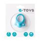 Эрекционное кольцо TOYFA A-Toys, силикон, голубое, 5,2 см