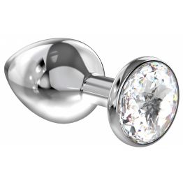 Анальная пробка Diamond Clear Sparkle Large 4010-01Lola