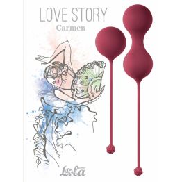Набор вагинальных шариков Love Story Carmen Wine Red 3011-02lola
